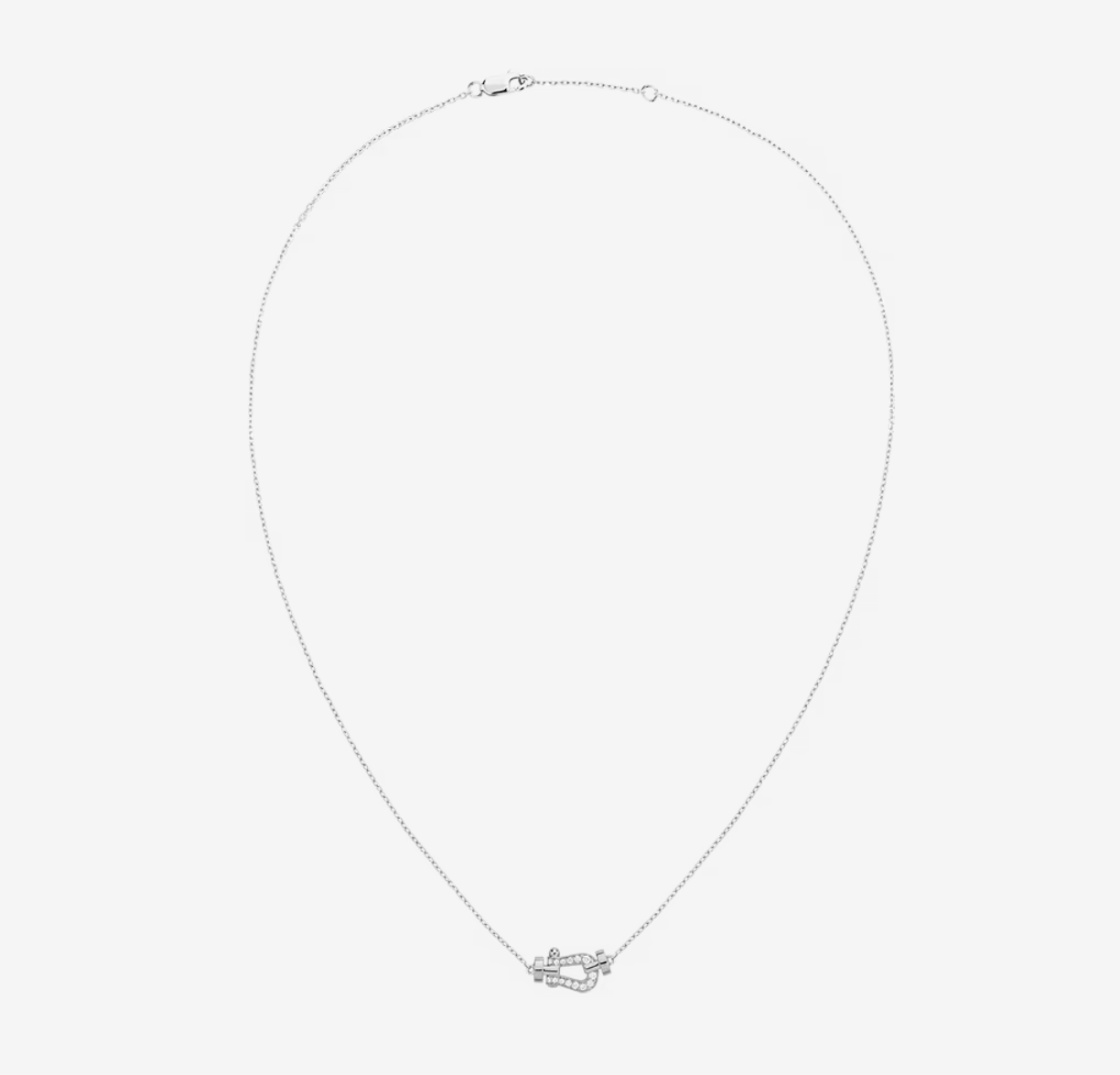 [LUXE]FORCE 10 DIAMOND SILVER NECKLACE MINI MODEL