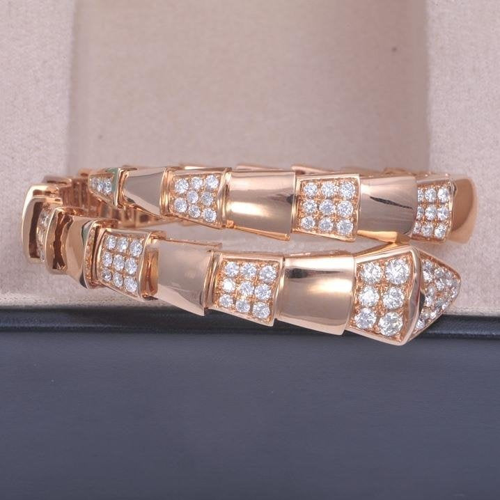 [LUXE]SERPENTI BRACELET PINK GOLD DIAMOND