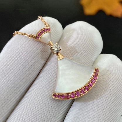 [LUXE]DREAM NECKLACE MOP PINK DIAMOND