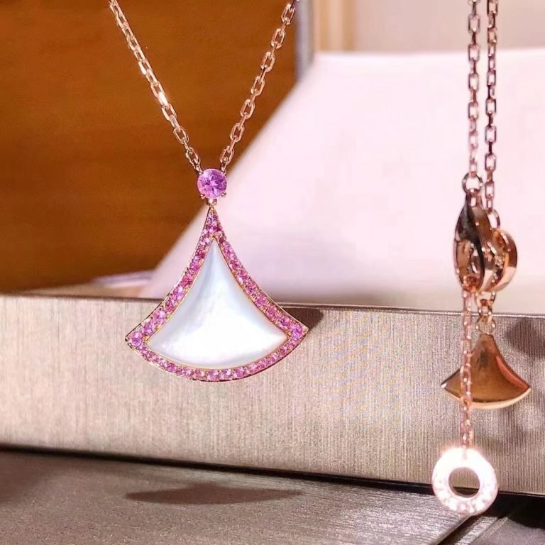 [LUXE]DREAM NECKLACE MOP DIAMOND PINK