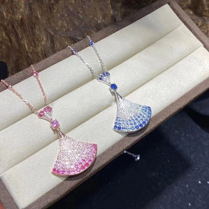 [LUXE]DREAM NECKLACE AGATE SILVER DIAMOND