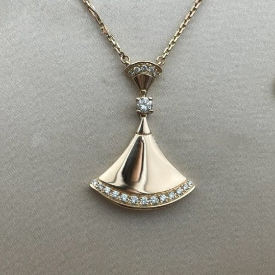 [LUXE]DREAM NECKLACE PINK GOLD DIAMOND