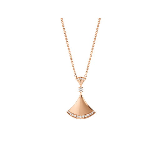 [LUXE]DREAM NECKLACE PINK GOLD DIAMOND