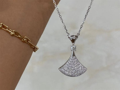 [LUXE]DREAM NECKLACE SILVER FULL DIAMOND