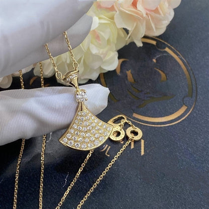 [LUXE]DREAM NECKLACE GOLD FULL DIAMOND