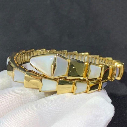 [LUXE]SERPENTI BRACELET MOP GOLD