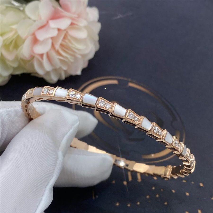 [LUXE]SERPENTI BRACELET PINK GOLD MOP DIAMOND