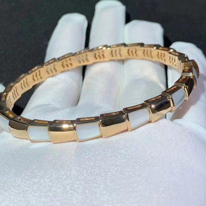 [LUXE]SERPENTI BRACELET PINK GOLD MOP