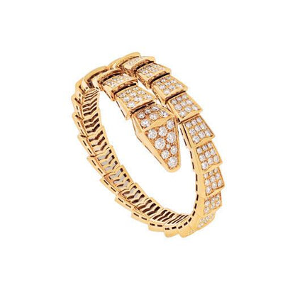 [LUXE]SERPENTI BRACELET 8MM GOLD DIAMOND