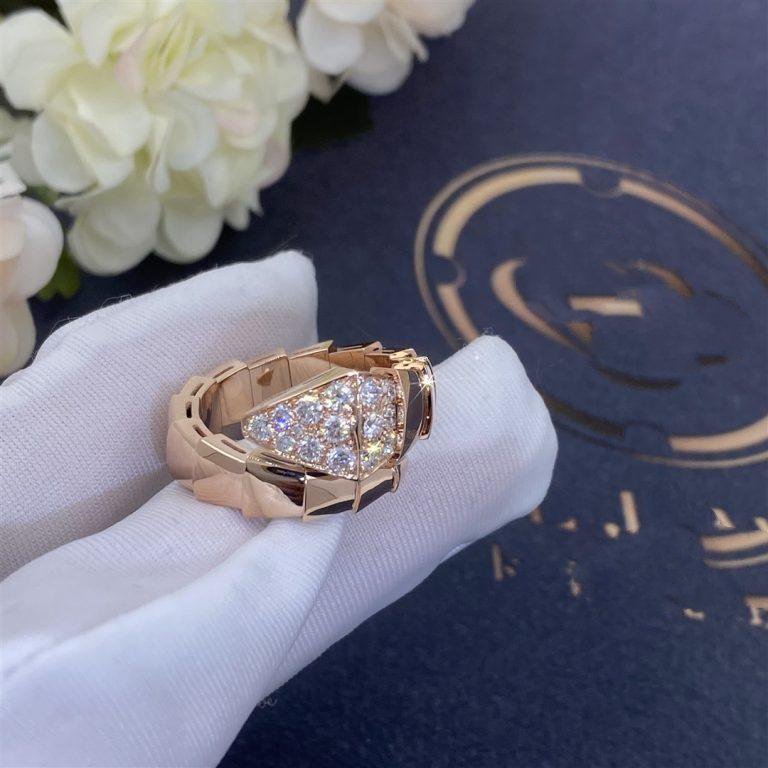 [LUXE]SERPENTI RING PINK GOLD DIAMOND