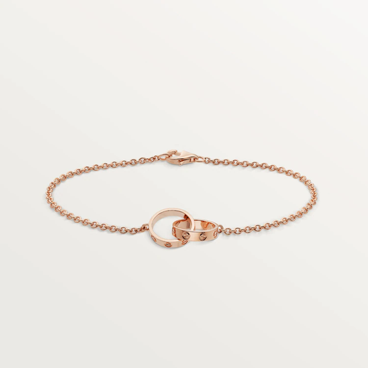 [LUXE]LOVE BRACELET DOUBLE RING