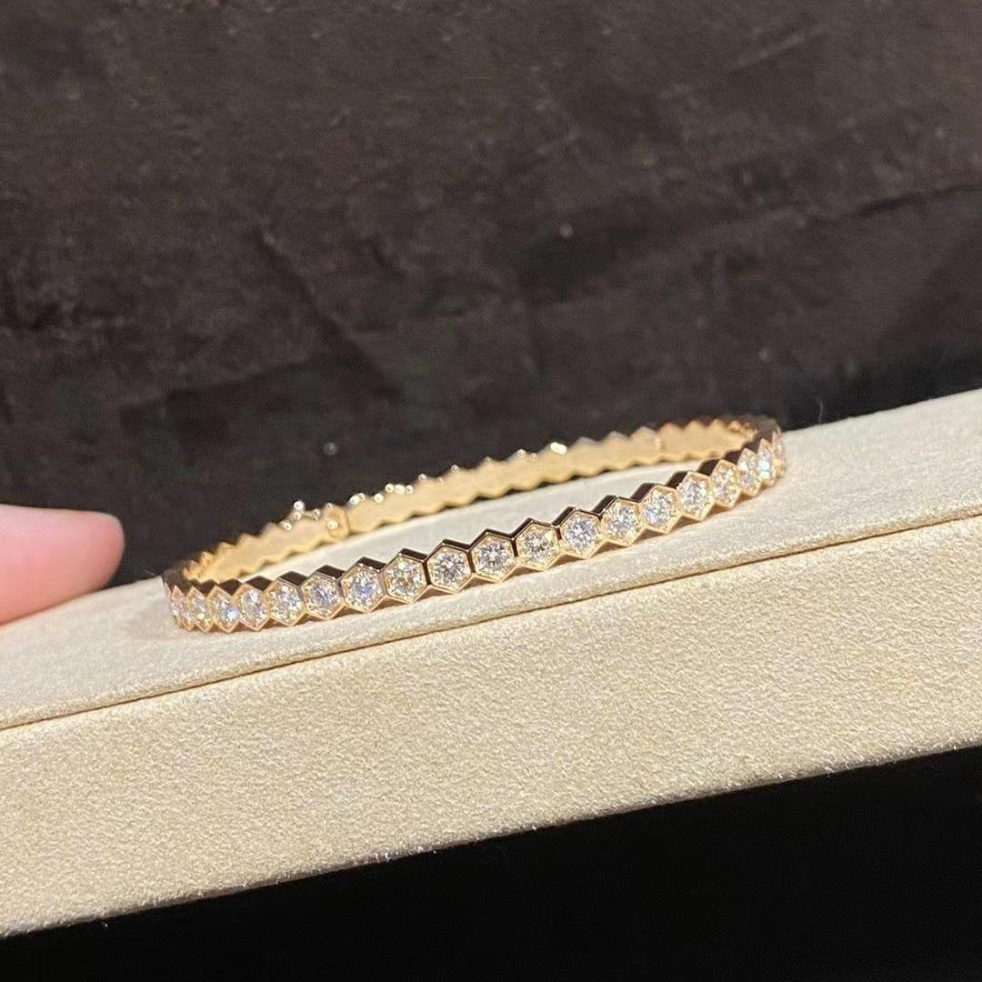 [LUXE]BEE LOVE GOLD BRACELET FULL DIAMOND