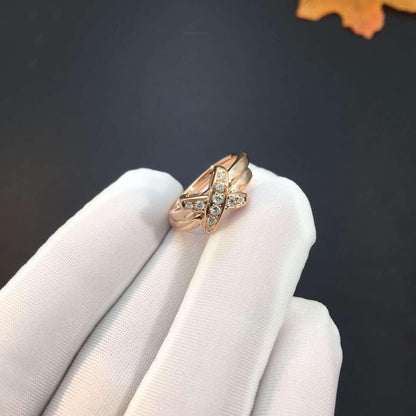 [LUXE]JEUX DE PINK GOLD DIAMOND RING