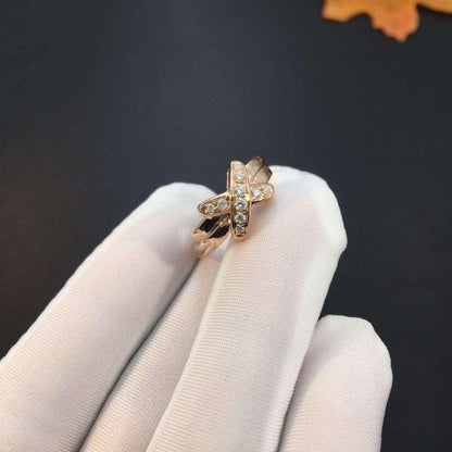 [LUXE]JEUX DE PINK GOLD DIAMOND RING