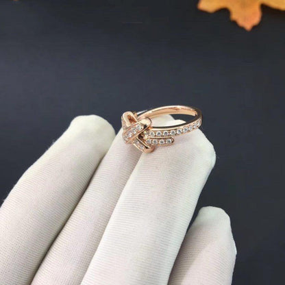 [LUXE]JEUX DE RING PINK GOLD DIAMOND