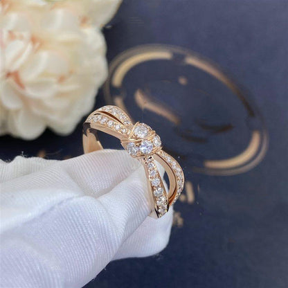 [LUXE]LIENS PINK GOLD DIAMOND RING