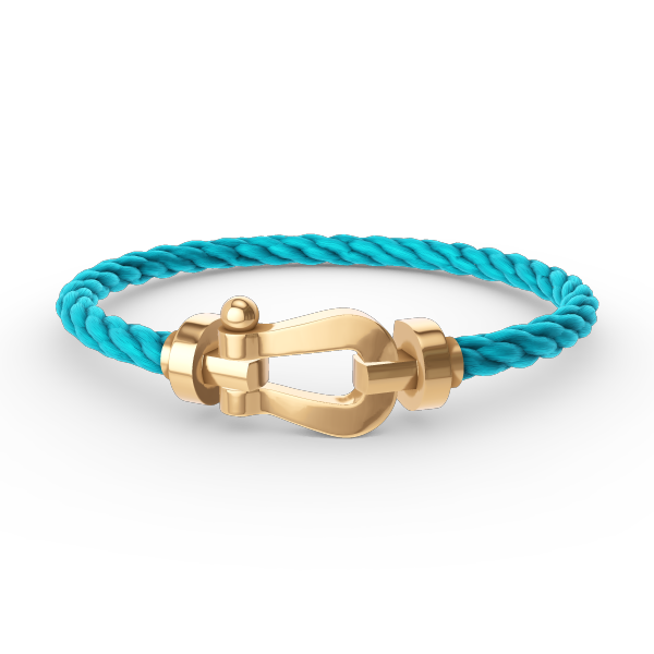 [LUXE]FORCE LARGE HORSESHOE NO DIAMOND BRACELET GOLD