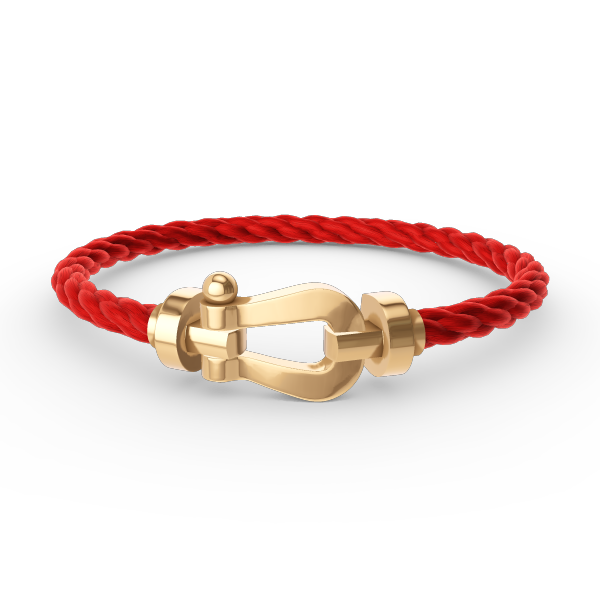 [LUXE]FORCE LARGE HORSESHOE NO DIAMOND BRACELET GOLD