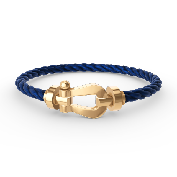 [LUXE]FORCE LARGE HORSESHOE NO DIAMOND BRACELET GOLD