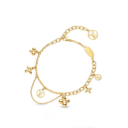 [LUXE]BLOOMING PINK GOLD MOP BRACELET