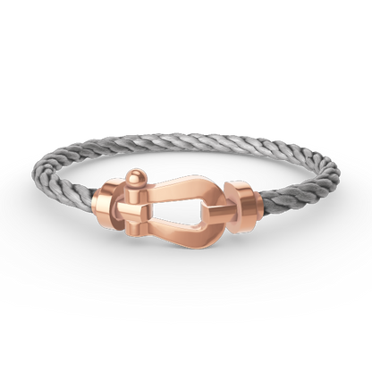 [LUXE]FORCE LARGE HORSESHOE NO DIAMOND BRACELET ROSE GOLD