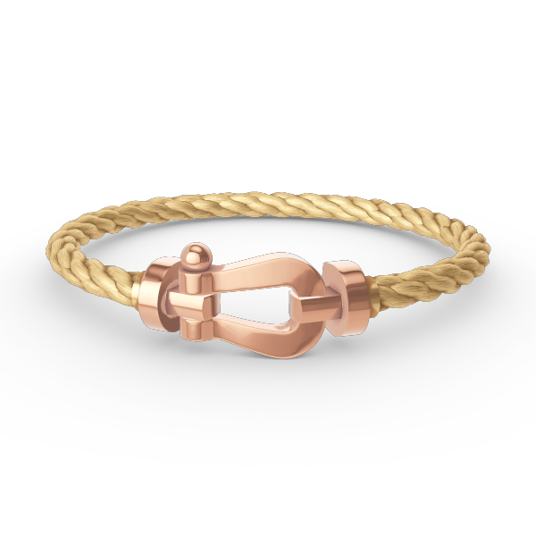 [LUXE]FORCE LARGE HORSESHOE NO DIAMOND BRACELET ROSE GOLD