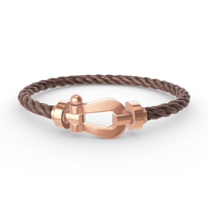 [LUXE]FORCE LARGE HORSESHOE NO DIAMOND BRACELET ROSE GOLD