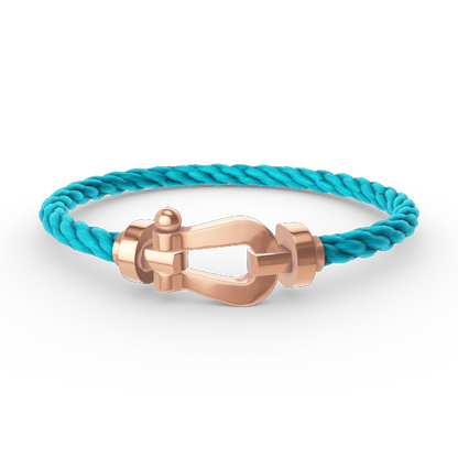 [LUXE]FORCE LARGE HORSESHOE NO DIAMOND BRACELET ROSE GOLD