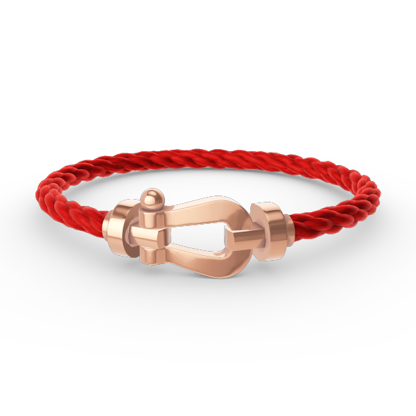 [LUXE]FORCE LARGE HORSESHOE NO DIAMOND BRACELET ROSE GOLD