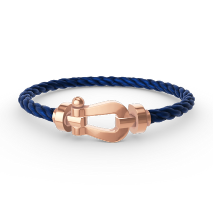 [LUXE]FORCE LARGE HORSESHOE NO DIAMOND BRACELET ROSE GOLD