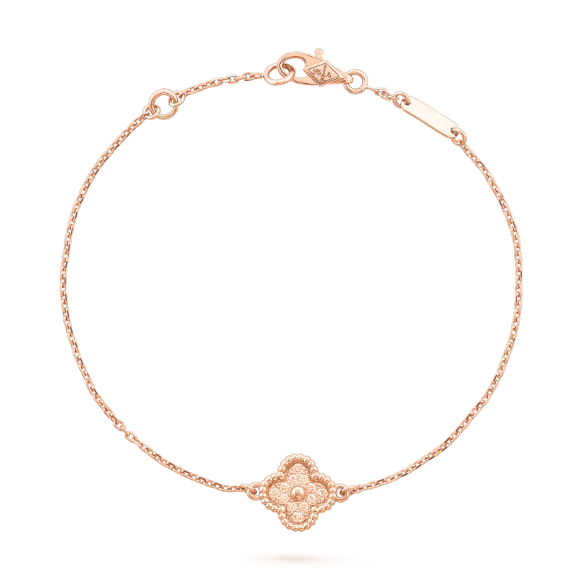 [LUXE] CLOVER SINGLE FLOWER BRACELET