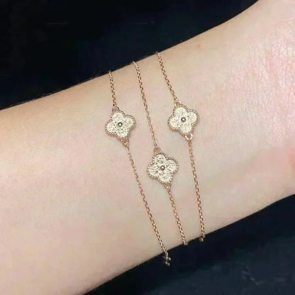 [LUXE] CLOVER SINGLE FLOWER BRACELET