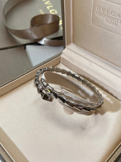 [LUXE]SERPENTI VIPER SILVER BRACELET