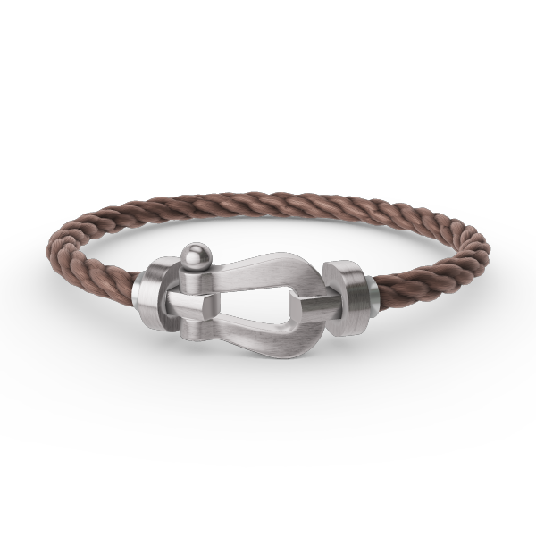 [LUXE]FORCE LARGE HORSESHOE NO DIAMOND BRACELET SILVER