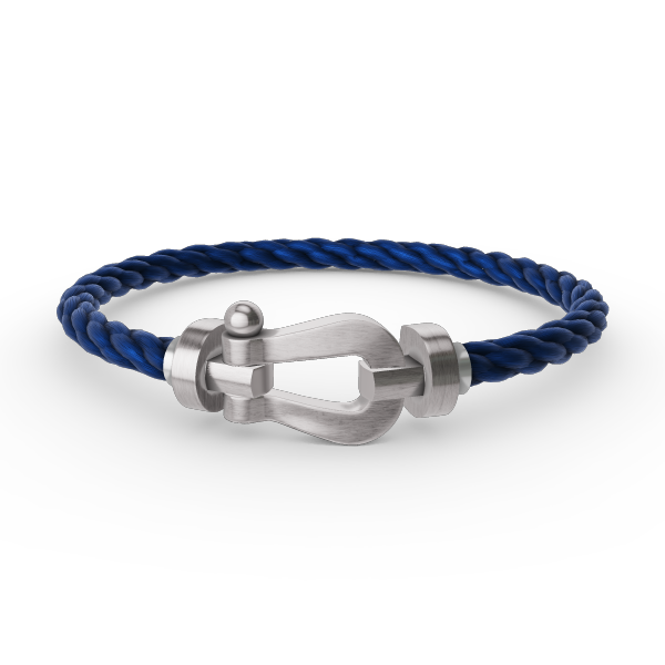 [LUXE]FORCE LARGE HORSESHOE NO DIAMOND BRACELET SILVER